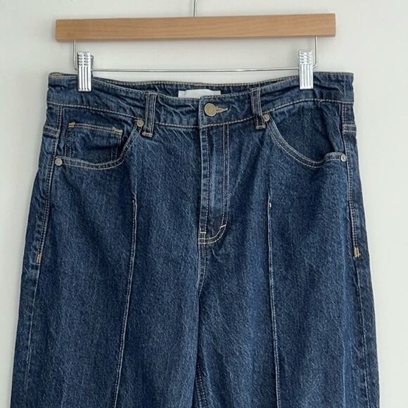 HABITUAL Pintuck Straight Leg Jeans in Baltic Wash - Picture 5 of 11